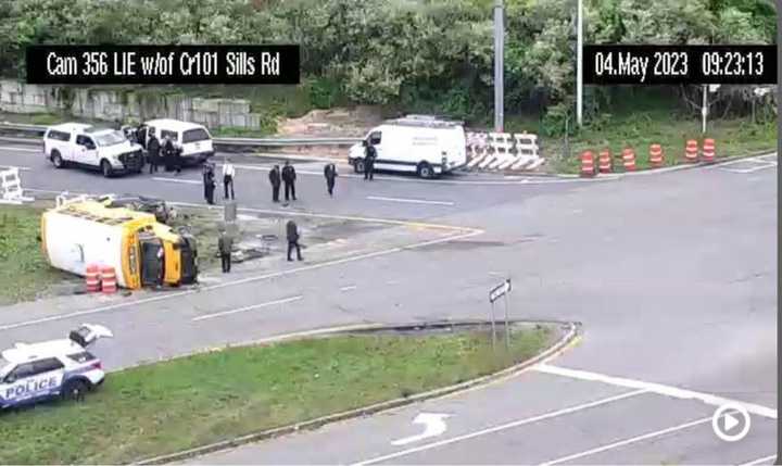 A 31-year-old East Patchogue woman and her 1-year-old daughter died following a crash with a school bus on County Road 101 near the Long Island Expressway in Yaphank on Thursday morning, May 4.