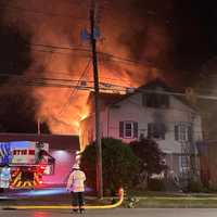 <p>The fire left 13 people displaced.</p>