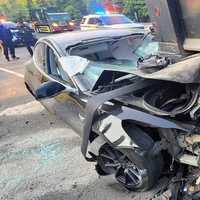 <p>Teaneck firefighters extricated the New York State victim, who was taken to Hackensack University Medical Center by the township volunteer ambulance corps.</p>