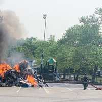 <p>NO PARKING zone at Wyckoff&#x27;s Memorial Field.</p>