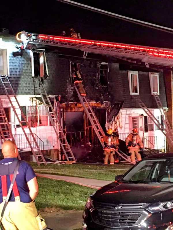 Several Displaced By Two-Alarm Townhouse Fire In Rosedale