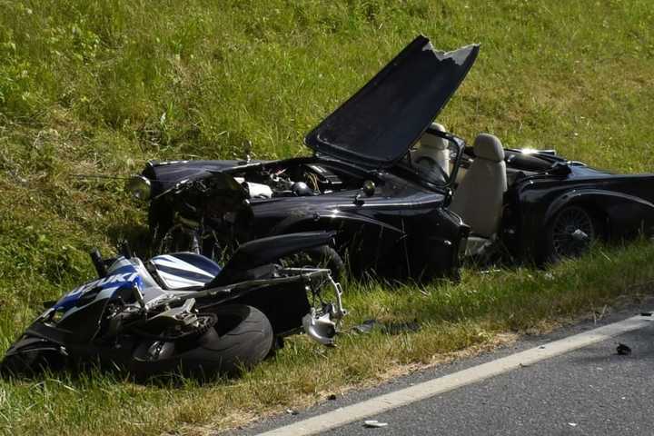 Motorcyclist Killed In Head-On Crash With Vintage Vehicle In Frederick: Sheriff