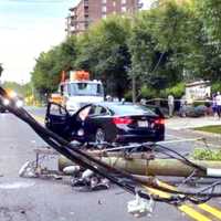 <p>The occupants of the Chevy involved in Monday&#x27;s crash on Prospect Avenue in Hackensack were taken to HUMC, the Hackensack Fire Department said.</p>