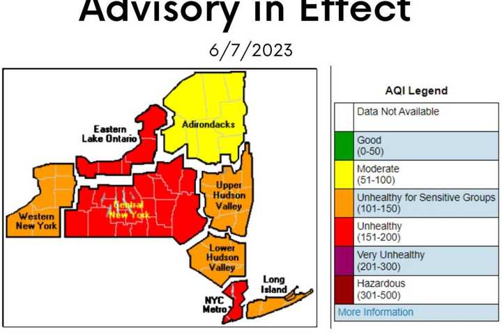 Canadian Fires: Westchester Cancels Outdoor Activities, Urges Precautions As Smoke Fills Air