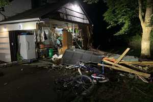 Hit-Run Crash Damages Rockland County Home