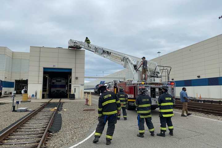 Injured Worker Rescued From Roof Of Metro-North Facility In Croton-On-Hudson