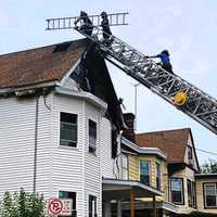 <p>Firefighters had the noontime two-alarmer on East 23rd Street near 10th Avenue in Paterson knocked down within a half hour.</p>