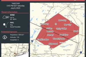 Severe Thunderstorm Warning Issued For Rockland County