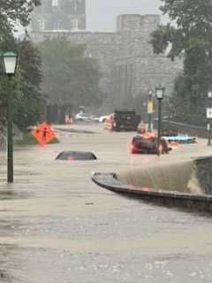 New Update: Drenching Downpours Wash Away Part Of Roadway In Orange County