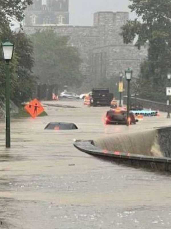 New Update: Drenching Downpours Wash Away Part Of Route 218 In Orange County