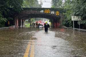 2 Stuck Vehicles Saved From Floodwaters In Westchester