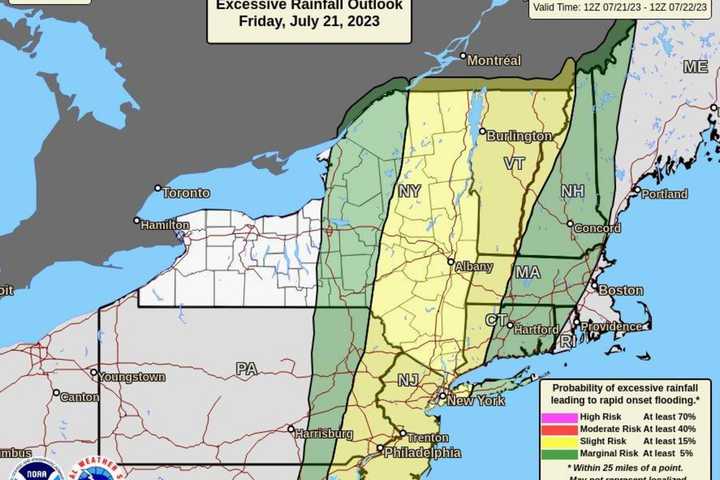 Flash Flood Threat: Here's Timing For New Storm System Taking Aim At Region