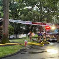 <p>Burning electrical wires made matters worse in the early-morning fire on MaryAnn Lane in Harrington Park.</p>