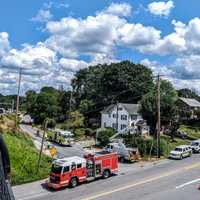 <p>Traffic was halted on Route 140 in Westminster for hours.</p>