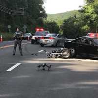 <p>A Middletown motorcyclist was killed in a crash with a vehicle.</p>