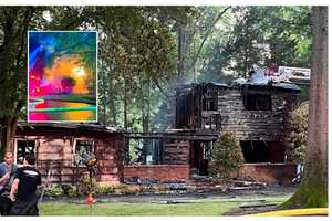 Fast-Moving Fire Destroys Harrington Park Home