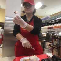 <p>Sample dumplings as you shop.</p>