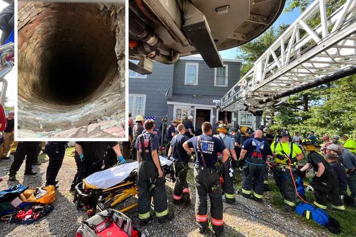 Victim Rescued From 20-Foot Well In South Jersey Flown To Hospital (PHOTOS)