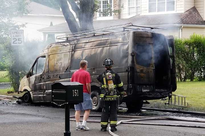 The vehicle was destroyed.