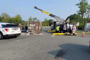 I-95 Ramp Reopens After Tractor-Trailer Overturns