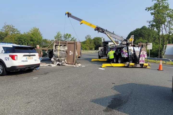 I-95 Ramp Reopens After Tractor-Trailer Overturns