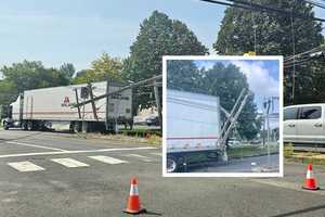 Tractor Trailer Downs Wires, Creates Traffic Mess In Toms River