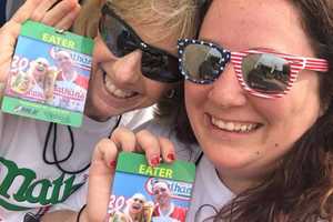 NJ Schools Super, Her Daughter Again Competing In Nathan's Hot Dog Eating Contest