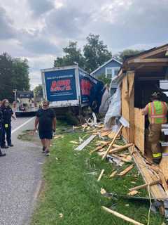 Tractor-Trailer Slams Into Lebanon Home (PHOTOS)