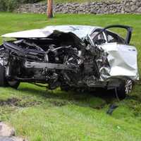 <p>One of the cars involved in the crash.</p>