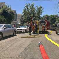 <p>Crews knocked down a fire in Pelham within five minutes of being dispatched.</p>