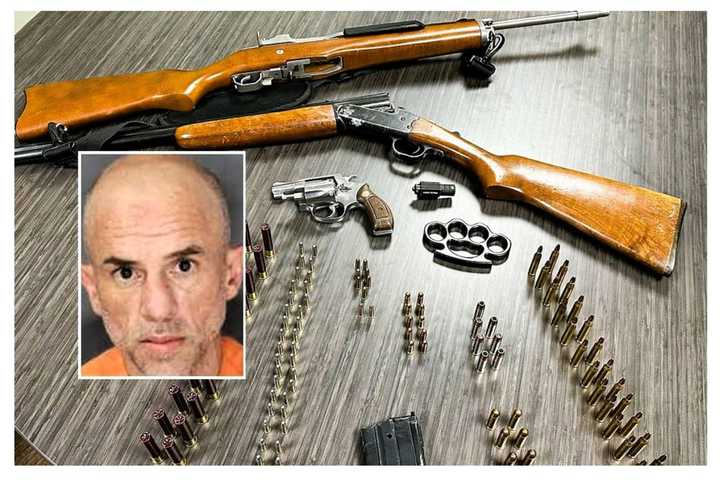 Police Find Guns, Arrest NJ Man Awaiting Trial In DWI GSP Crash That Injured Students