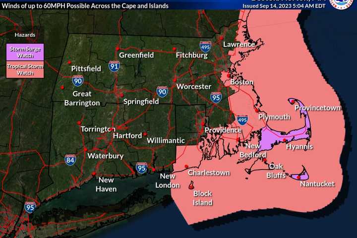 Latest On Lee: These Mass Areas Most At Risk For Power Outages, Storm Surge