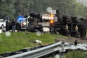 NEVER ENDS: Firefighters Extricate Driver After Yet Another Truck Crashes On Route 287