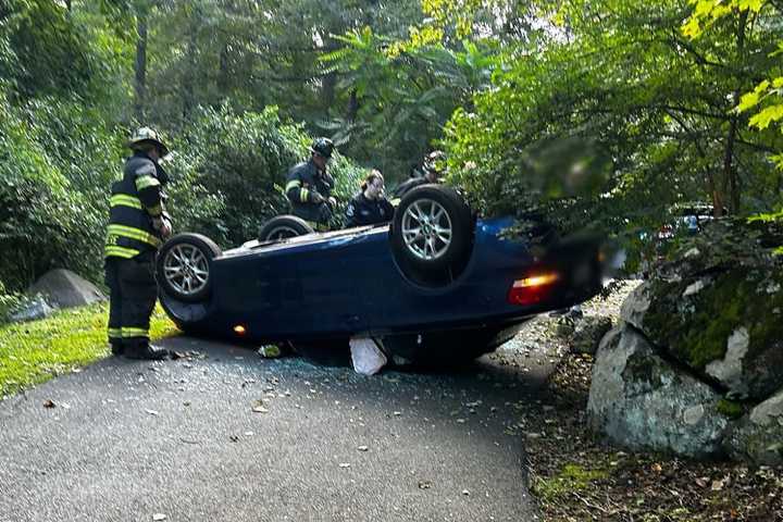 Person Hospitalized After Car Rollover In Northern Westchester