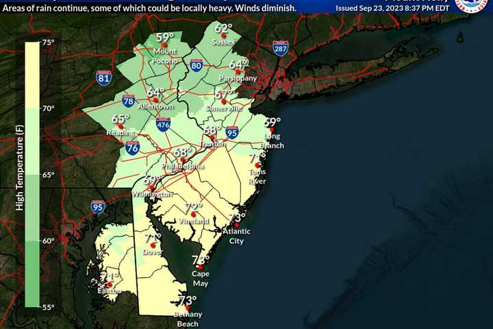 Thousands Without Power In NJ Following Tropical Storm Ophelia