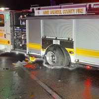 <p>The aftermath of the crash in Anne Arundel County.</p>