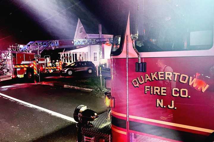 Residents Yelling From Roof Of Burning Home Rescued By Police In Hunterdon County