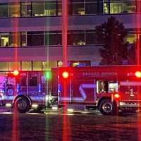 <p>Mutual aid responders from area towns quickly converged on the Kessler Institute for Rehabilitation in Saddle Brook the night of Sept. 28.</p>