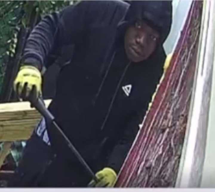 Police are looking for this suspected burglar.