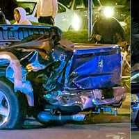 <p>The crash occurred at the busy intersection of Anderson Avenue and Edgewater Road in Cliffside Park.</p>