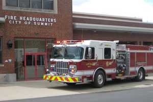 Car Plows Through Road Barrier, Hospitalizes Firefighters Responding To Union County Crash