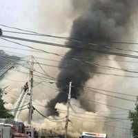 <p>A four-alarm blaze in Dover destroyed a local restaurant and six adjoining apartments on Route 22.</p>