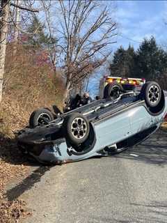 Person Hospitalized After Vehicle Rollover In Somers