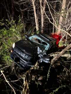 Car Rolls Over, Lands On Brush By Taconic State Parkway In Millwood