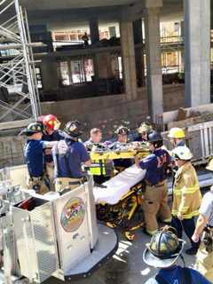 Injured Construction Worker Rescued By Stamford Firefighters