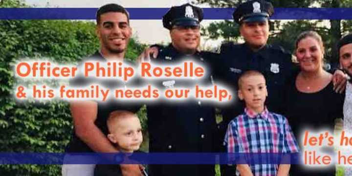 Police officer Phil Roselle of the Norwalk Police Department forced to retire after being injured in training will get his full pension.