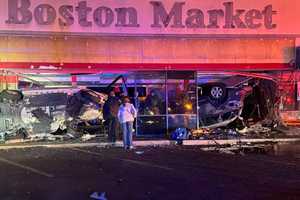 2 Cars Create Impromptu Drive-Thru Lane After Crashing Through Boston Market In Saugus