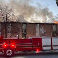 <p>Baltimore County Fire Department at the scene</p>