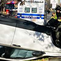 <p>A Glen Rock EMS ambulance took the 16-year-old driver to Hackensack University Medical Center with injuries that weren’t considered life-threatening.</p>