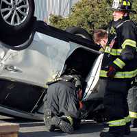 <p>Village firefighters extricated the young female driver of a Nissan Rogue that landed on its roof after being T-boned by a Subaru Outback at the corner of Fairfield and East Glen Avenue at 2:45 p.m. Dec. 20.
  
</p>